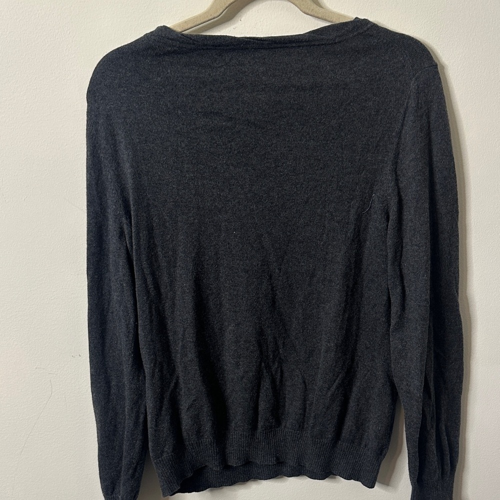Liz Claiborne Cotton Cashmere V Neck Sweater - Picture 6 of 6
